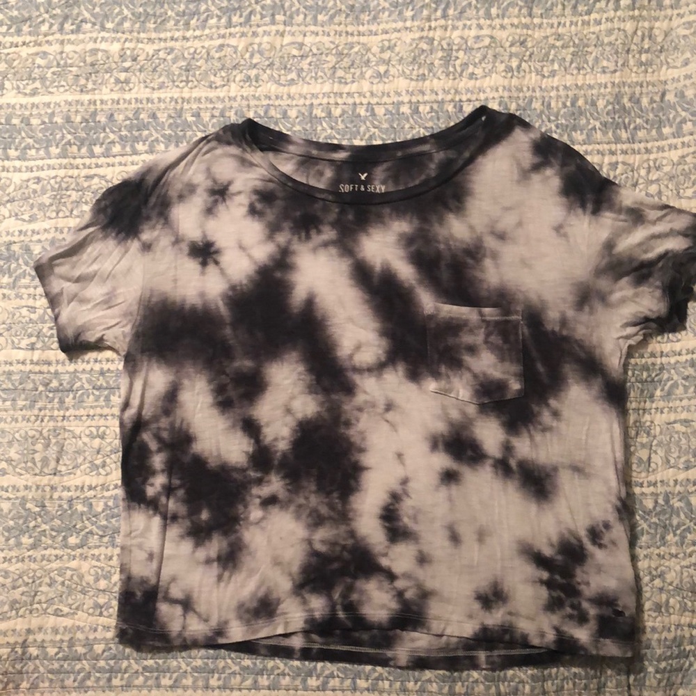 Aerie tie dyed soft/sexy oversized S Tee.